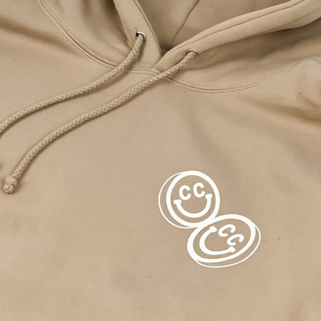 COOL CUSTOMER - Flower Hoodie - Sandstone (limited time pre order)