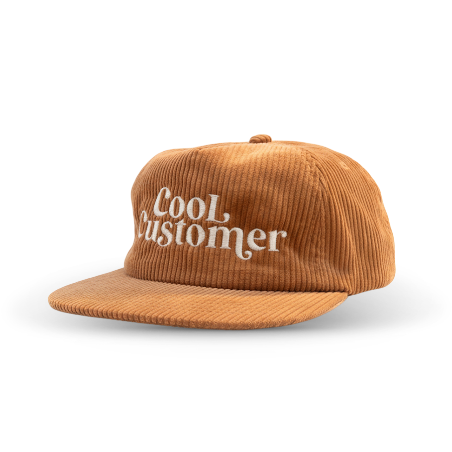 COOL CUSTOMER - Logo Cord Cap - Camel (limited time pre order)